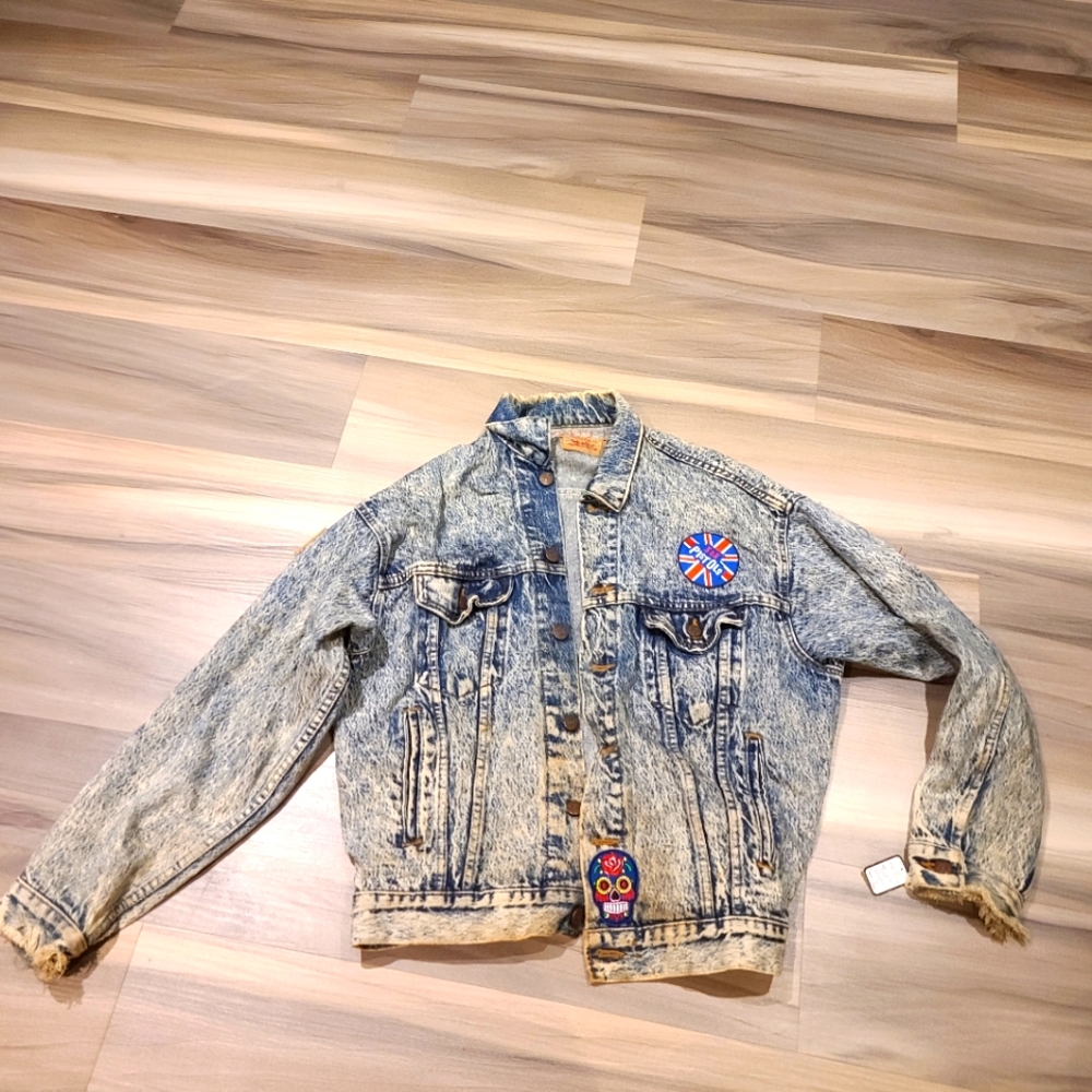 Custom vintage levis jean jacket